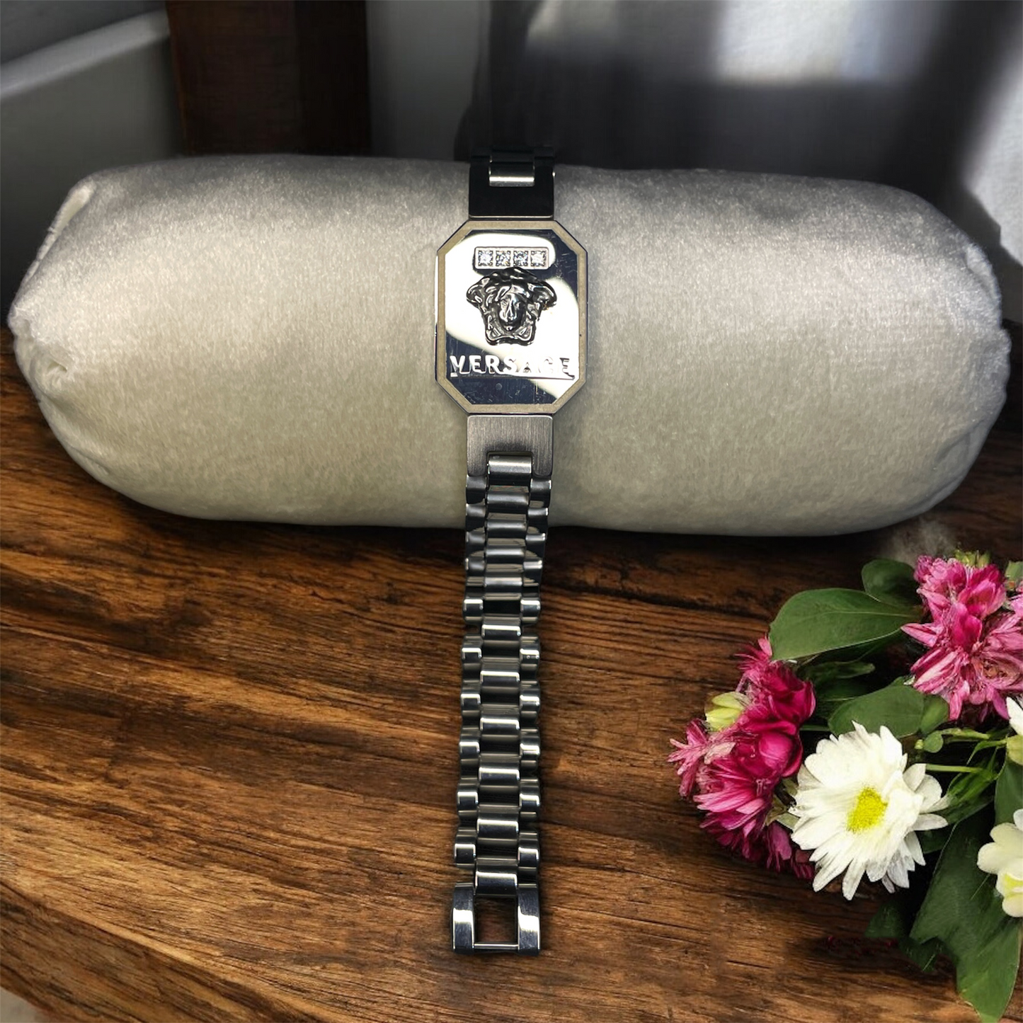 Rolex Aurora & Versace Aurora - Rold Gold Bracelet (2 Year Warranty)