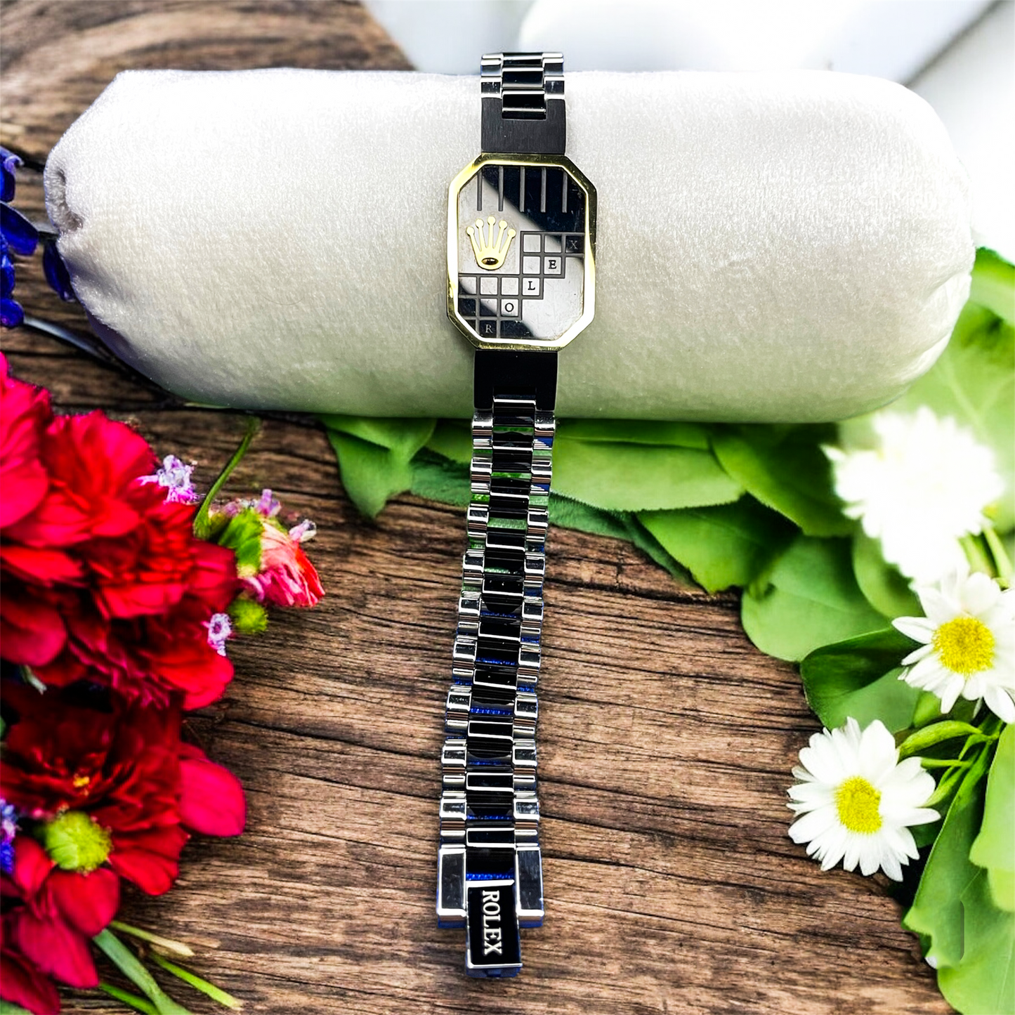 Rolex Aurora & Versace Aurora - Rold Gold Bracelet (2 Year Warranty)